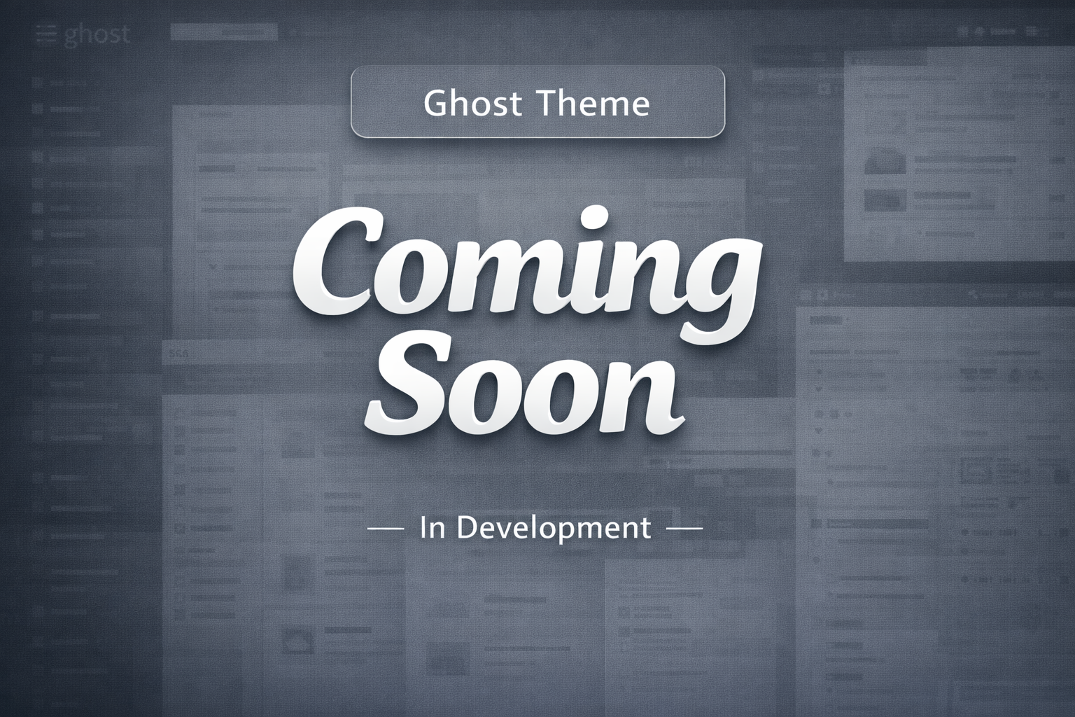 Ghost Media Template